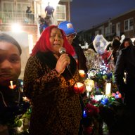 Mother of Brooklyn man shot dead weeps at vigil