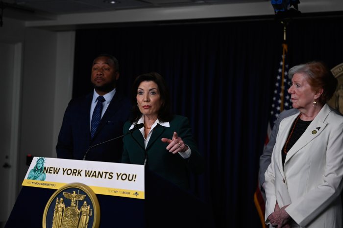 "New York wants you" Governor Hochul said to federal workers impacted by the DOGE federal layoffs.