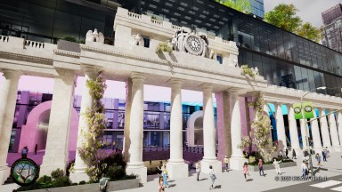 rendering of possible Penn Station redesign